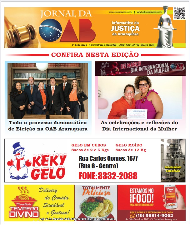 Capa do Jornal da OAB Array